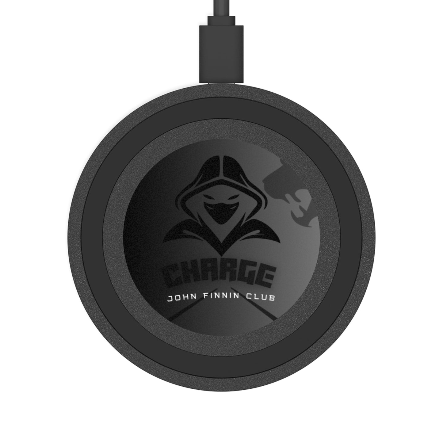 Quake Wireless Charging Pad - Sleek Charger with 'CHARGE' Design | Ideal for Tech Enthusiasts