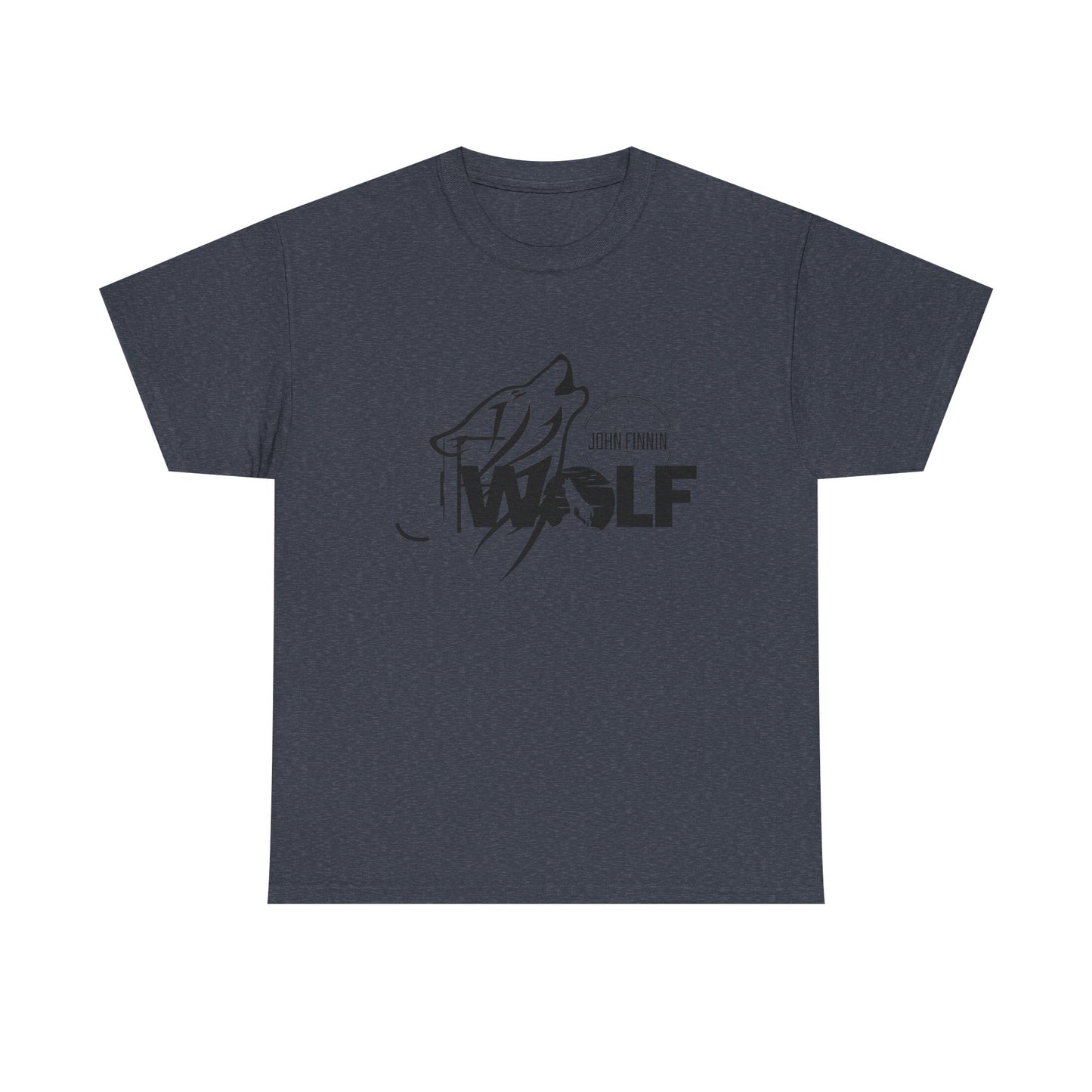 Wolf Graphic Unisex Heavy Cotton Tee - Nature Lover's Apparel