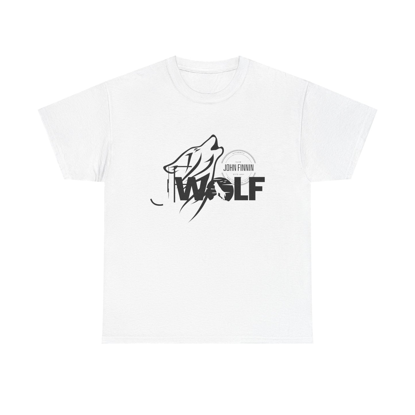 Wolf Graphic Unisex Heavy Cotton Tee - Nature Lover's Apparel