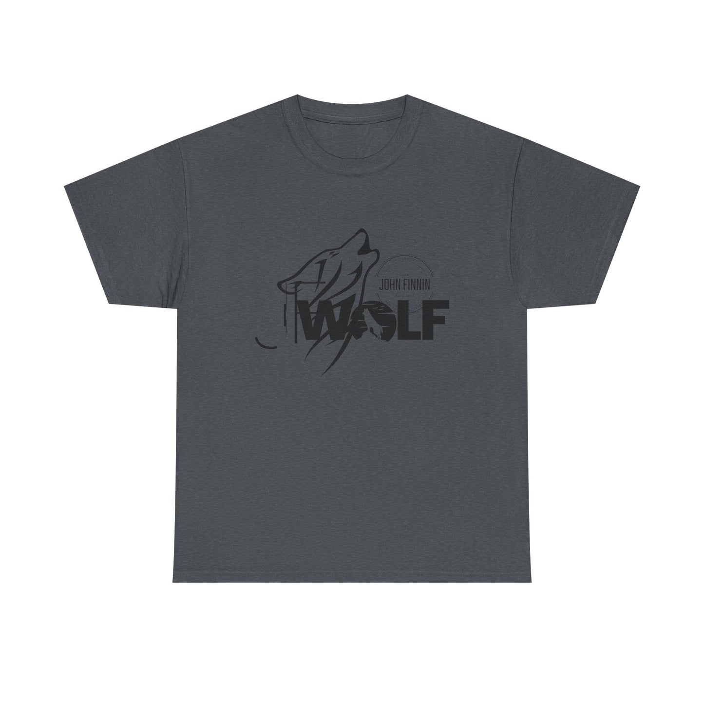 Wolf Graphic Unisex Heavy Cotton Tee - Nature Lover's Apparel