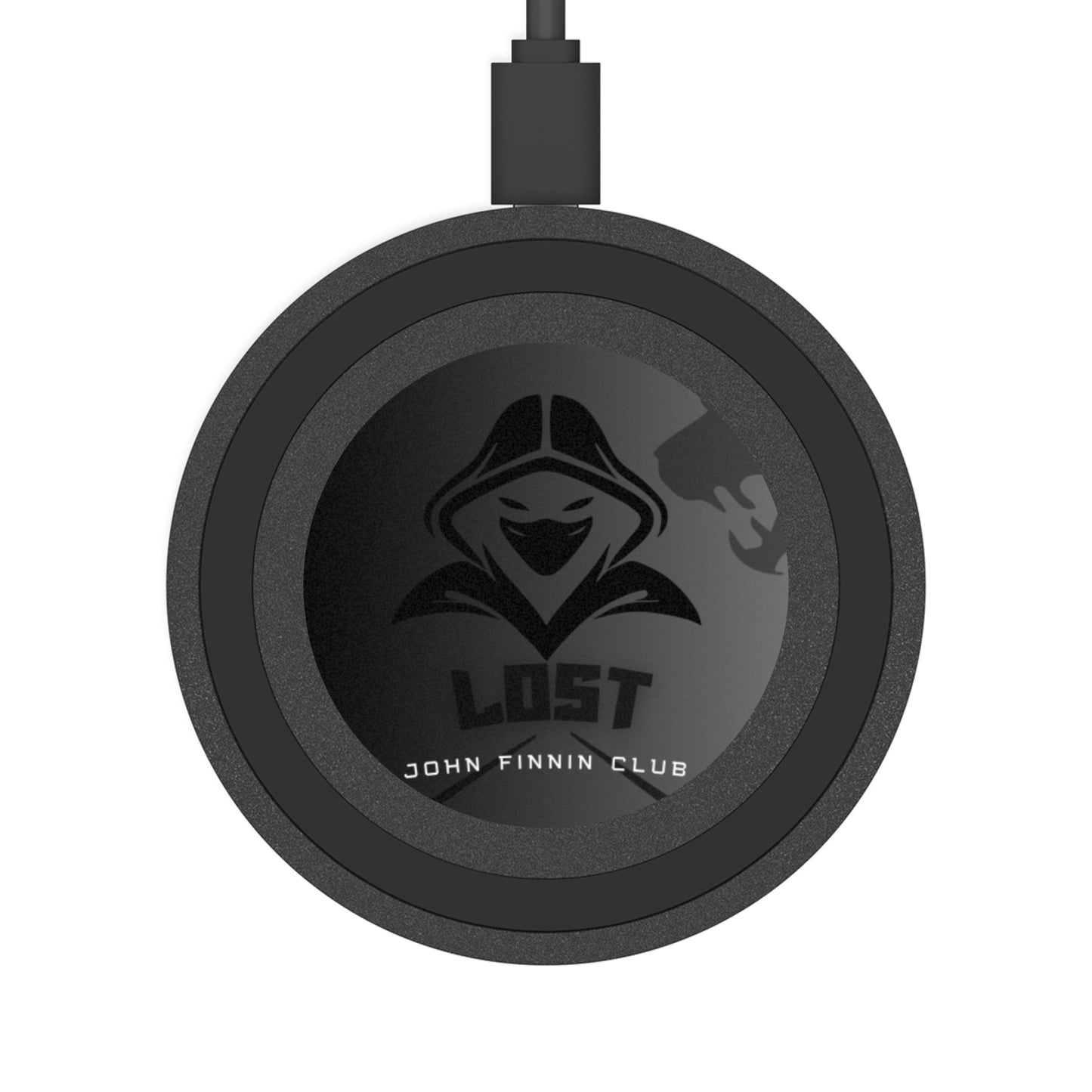 Lost Club Wireless Charging Pad - Sleek Black Design for Tech Lovers