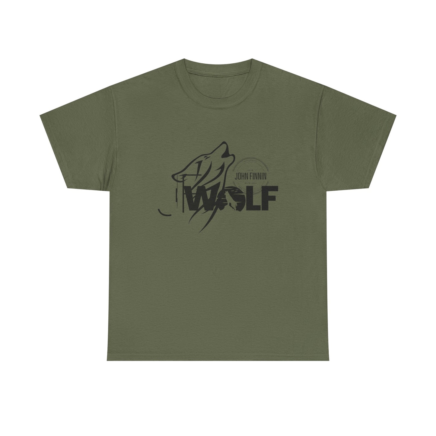 Wolf Graphic Unisex Heavy Cotton Tee - Nature Lover's Apparel