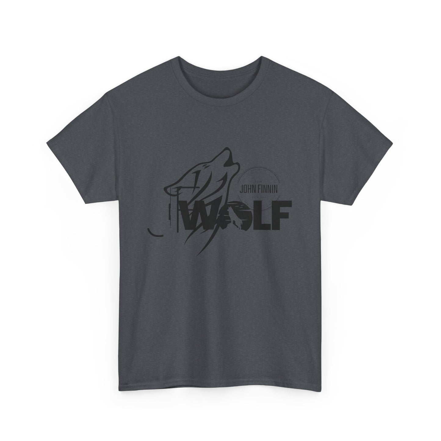 Wolf Graphic Unisex Heavy Cotton Tee - Nature Lover's Apparel