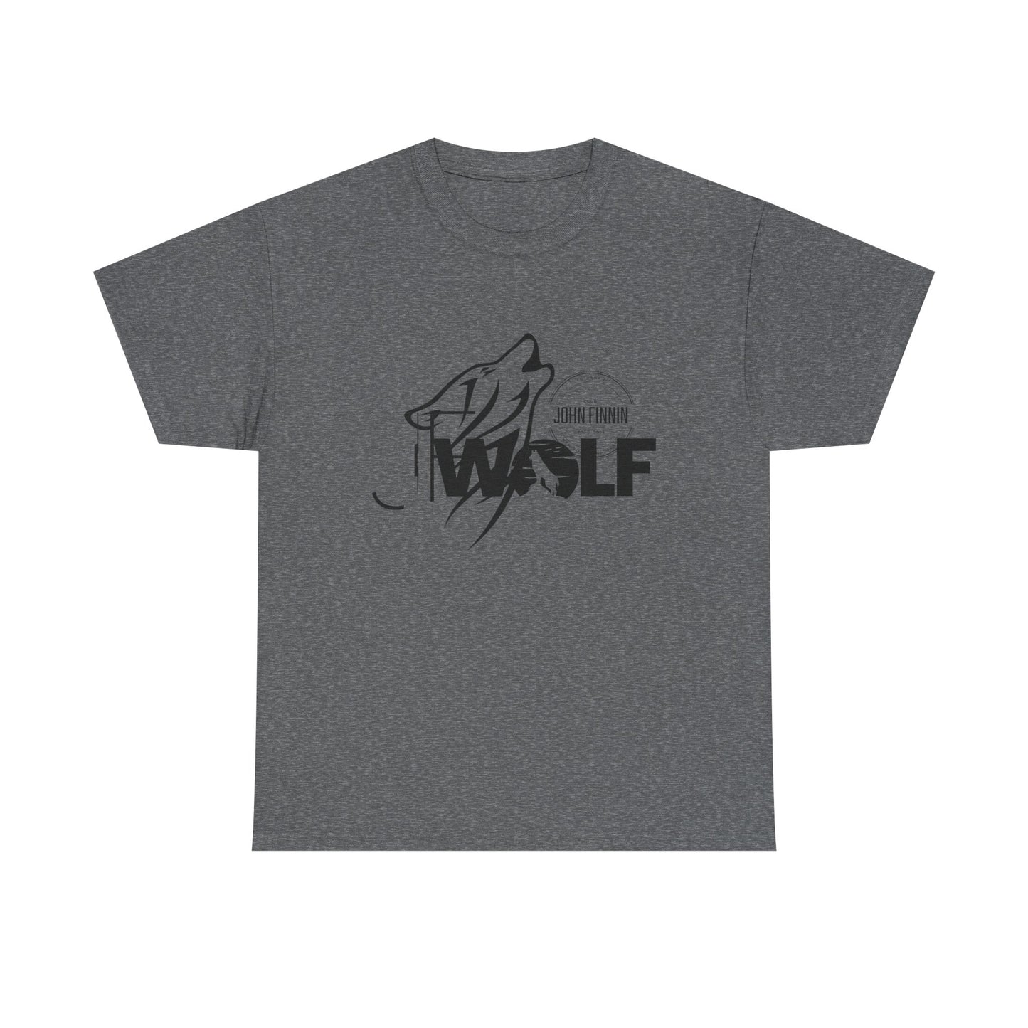 Wolf Graphic Unisex Heavy Cotton Tee - Nature Lover's Apparel