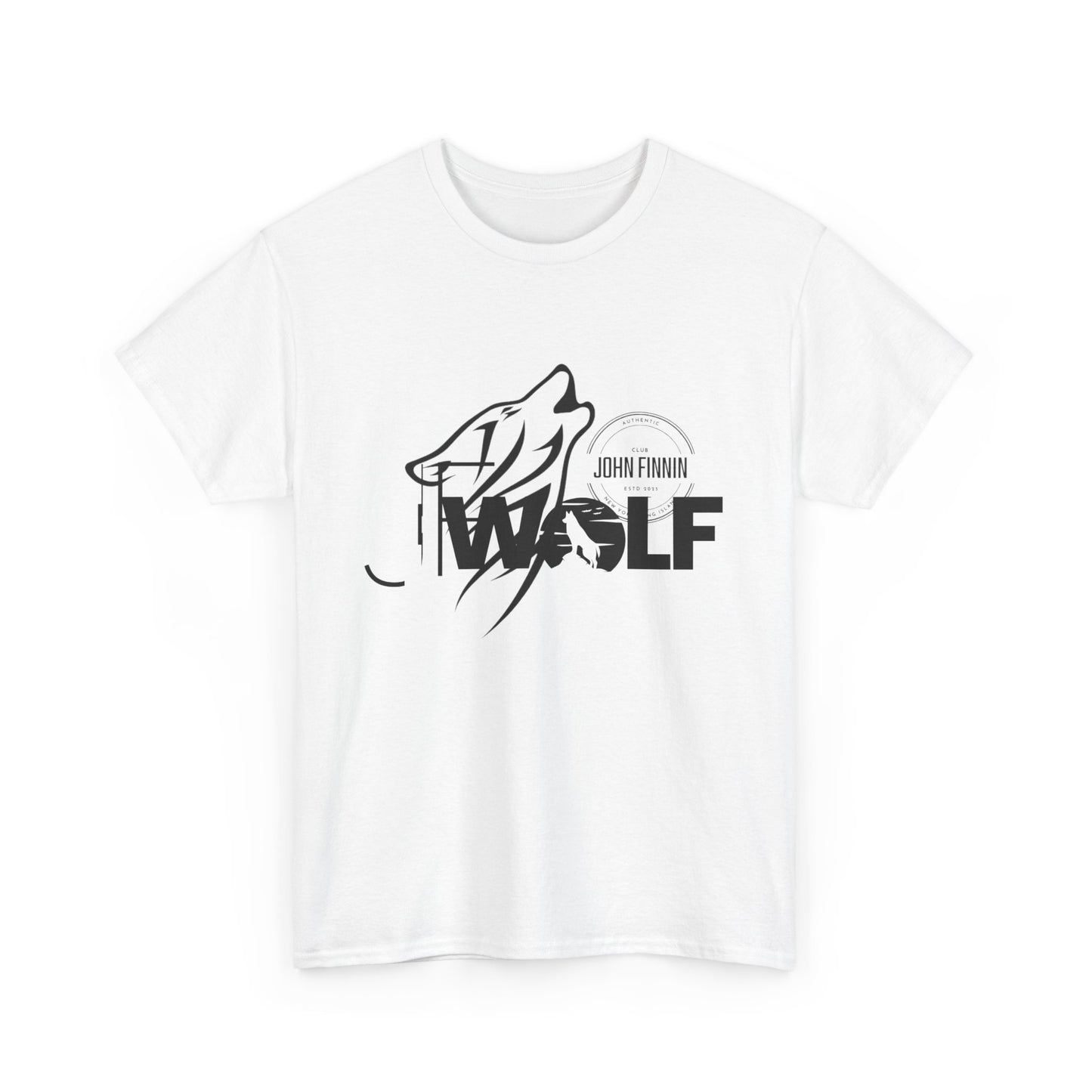 Wolf Graphic Unisex Heavy Cotton Tee - Nature Lover's Apparel