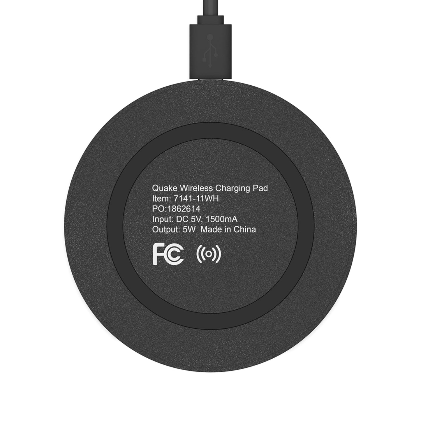 Lost Club Wireless Charging Pad - Sleek Black Design for Tech Lovers