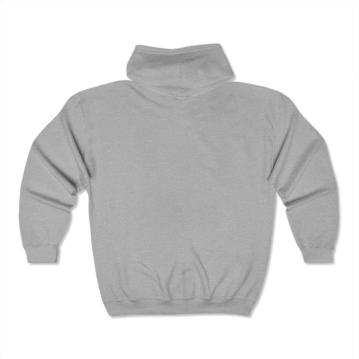 Unisex Heavy Blend Full Zip Hoodie - 'John Finnin' Graphic Design