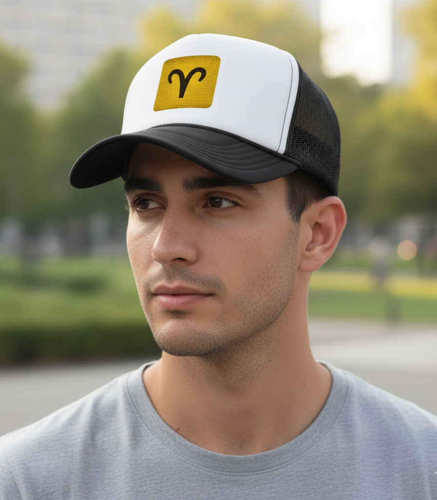 john Finnin trucker hat Aries high crown