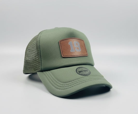 Trucker hat by John finnin high crown
