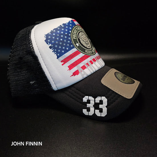 John finnin trucker hat reinforced Hard Brim