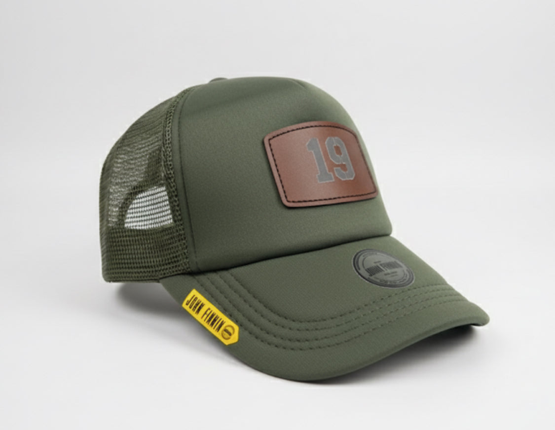 Trucker hat by John finnin high crown