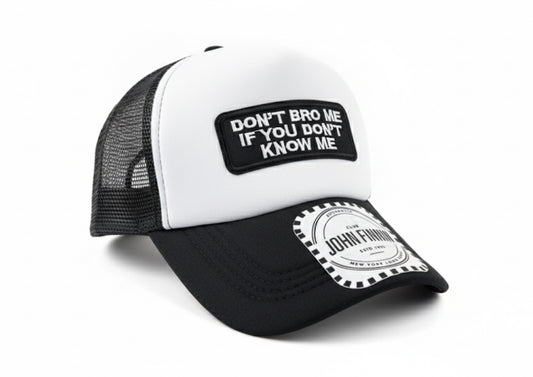 Trucker hat by John finnin high crown