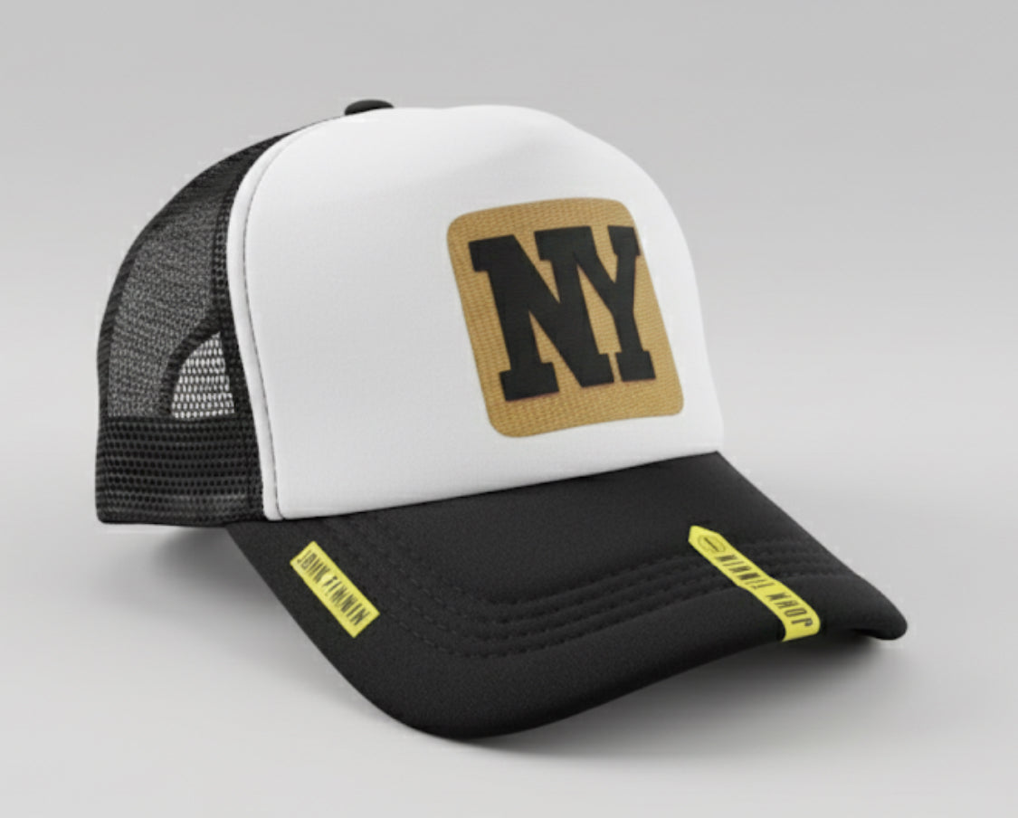 Trucker hat by John finnin high crown