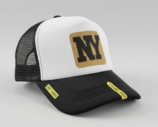 Trucker hat by John finnin high crown