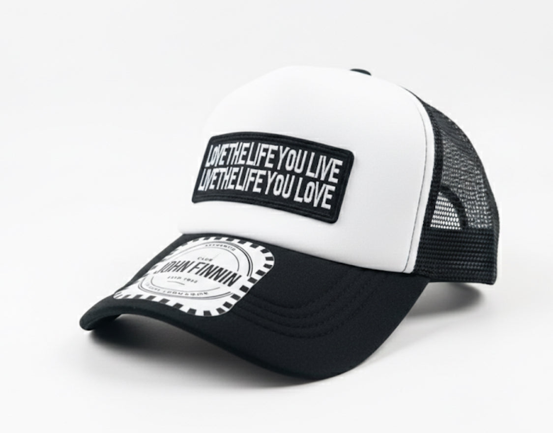 Trucker hat by John finnin high crown