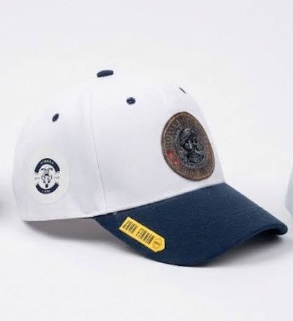 Trucker hat with leather patch