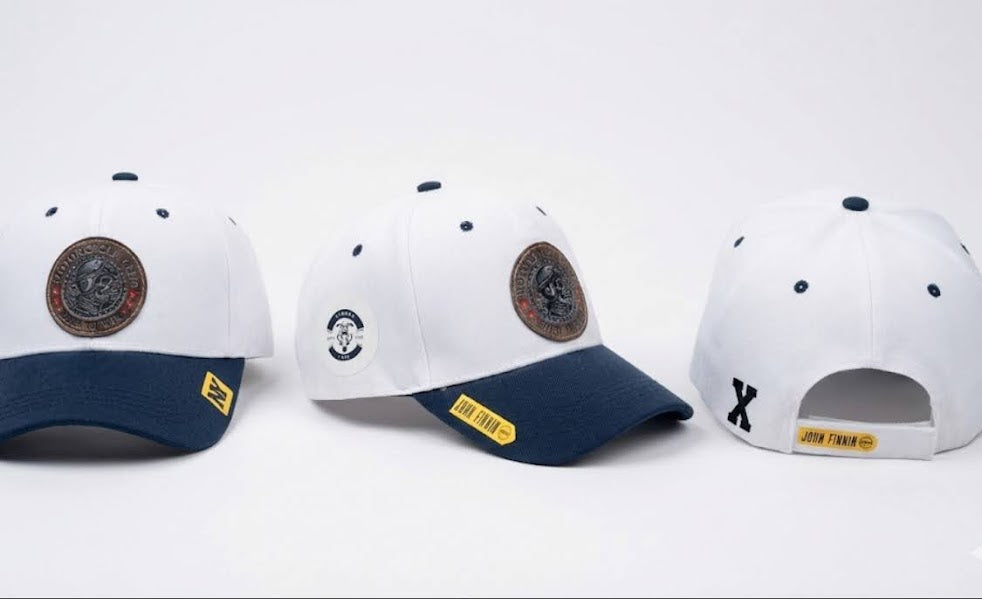 Trucker hat with leather patch