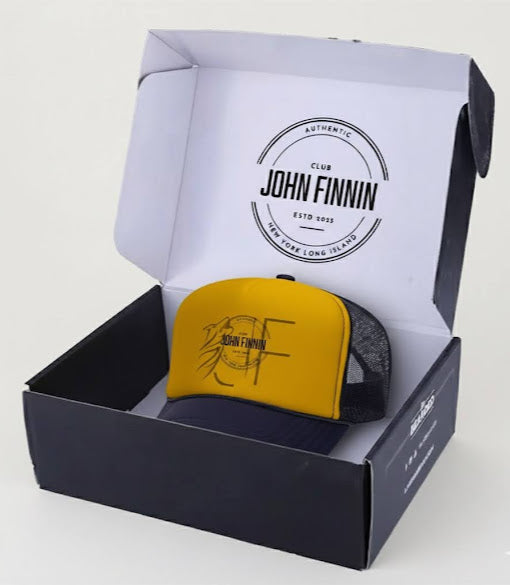 John Finnin Trucker hat polyester high crown