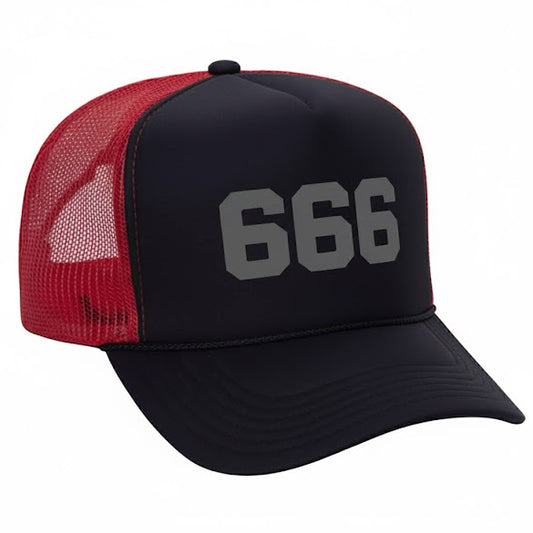 John Finnin Trucker hat polyester high crown