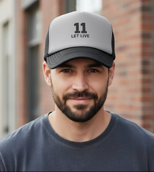 john finnin Trucker hat polyester high crown