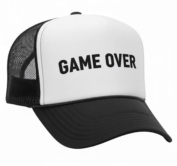 john finnin Trucker hat polyester high crown