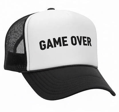 john finnin Trucker hat polyester high crown