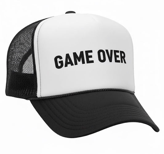 john finnin Trucker hat polyester high crown