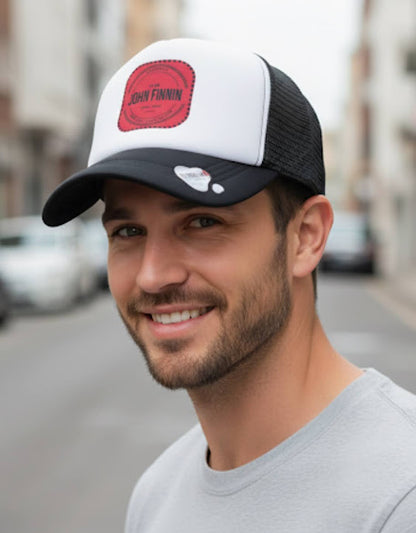 john finnin trucker high crown fine polyester