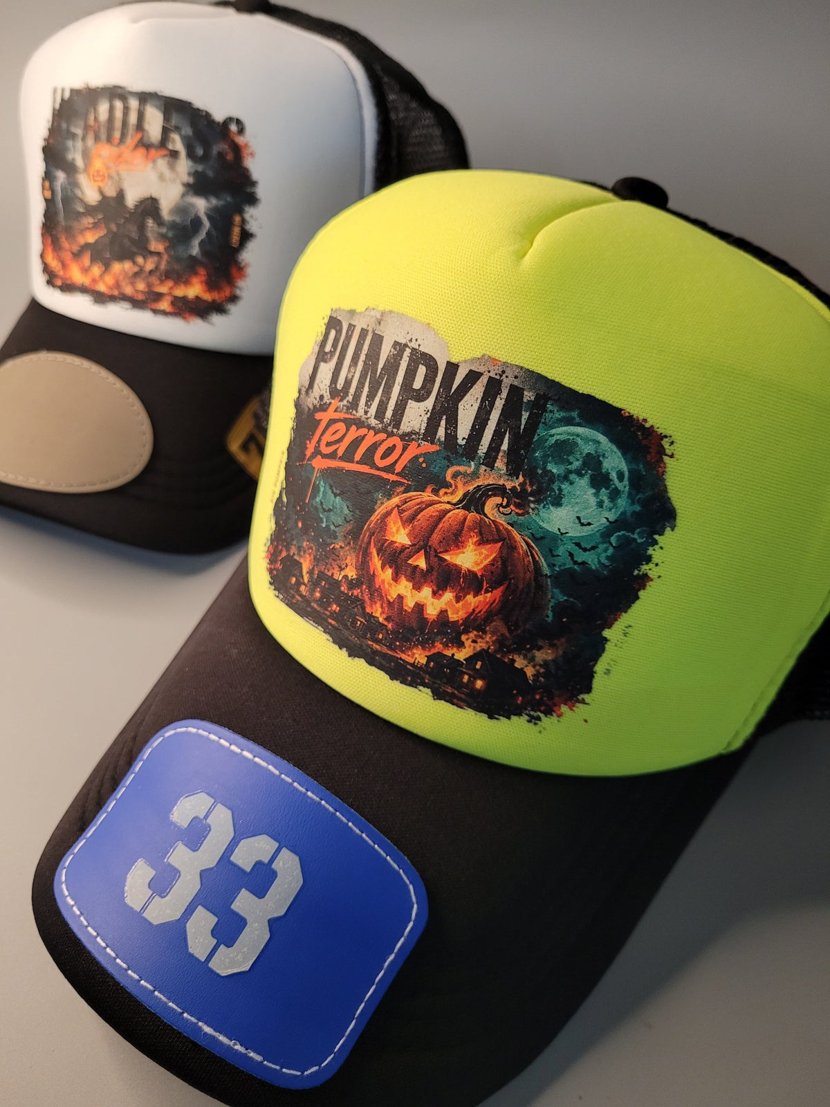 Pumpkin Terror Trucker Hat