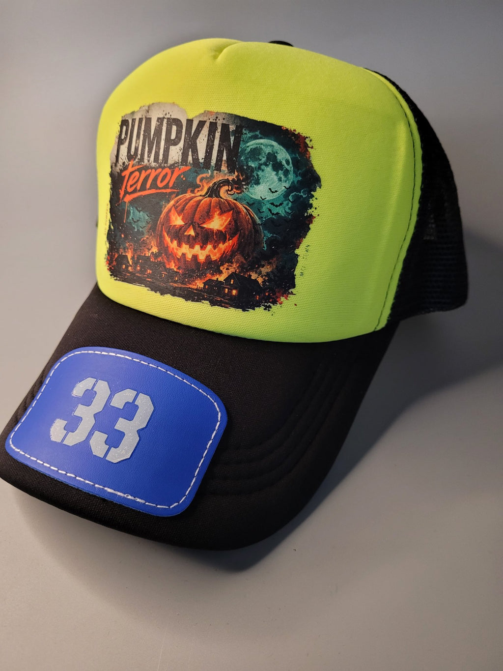 Pumpkin Terror Trucker Hat