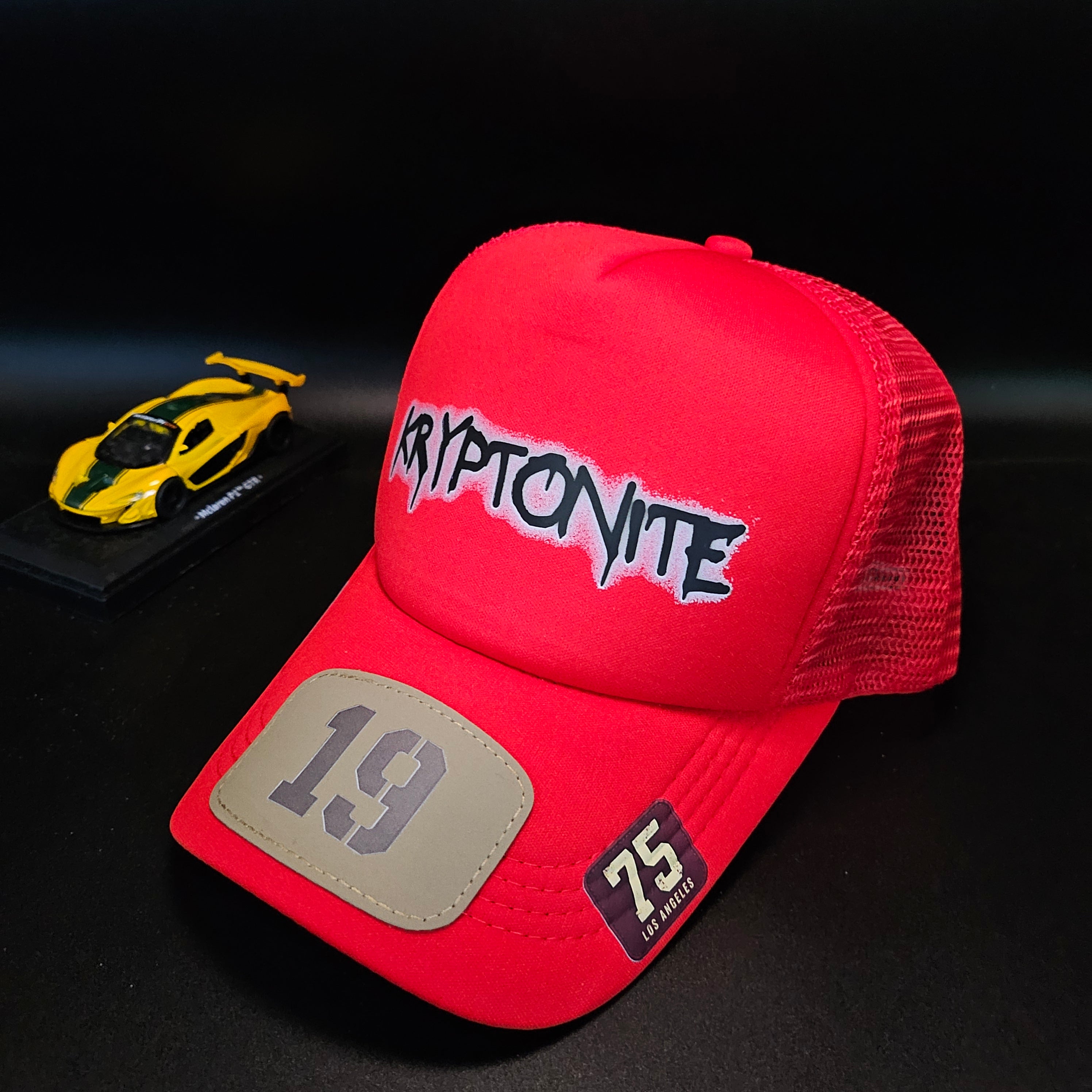 Kryptonite' John finnin trucker hat reinforced Hard Brim