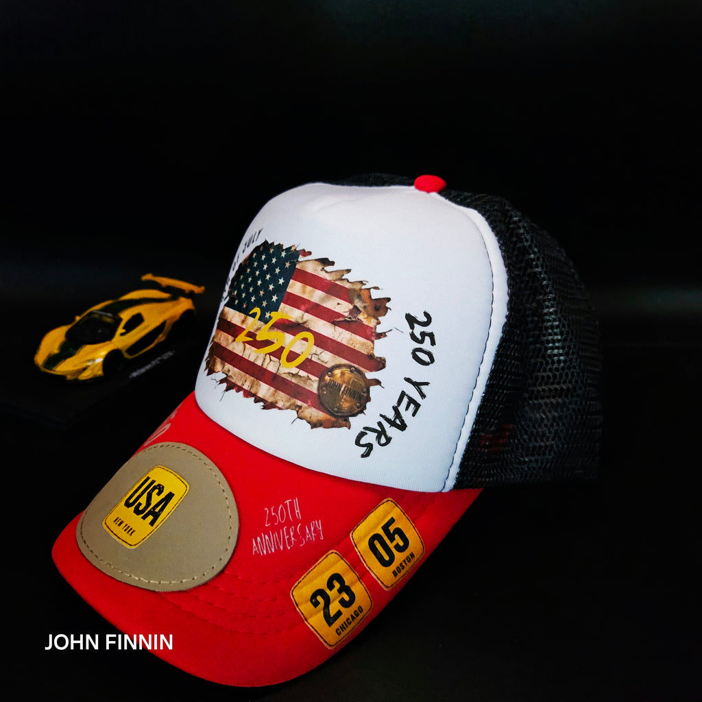 American 250th Anniversary' John finnin trucker