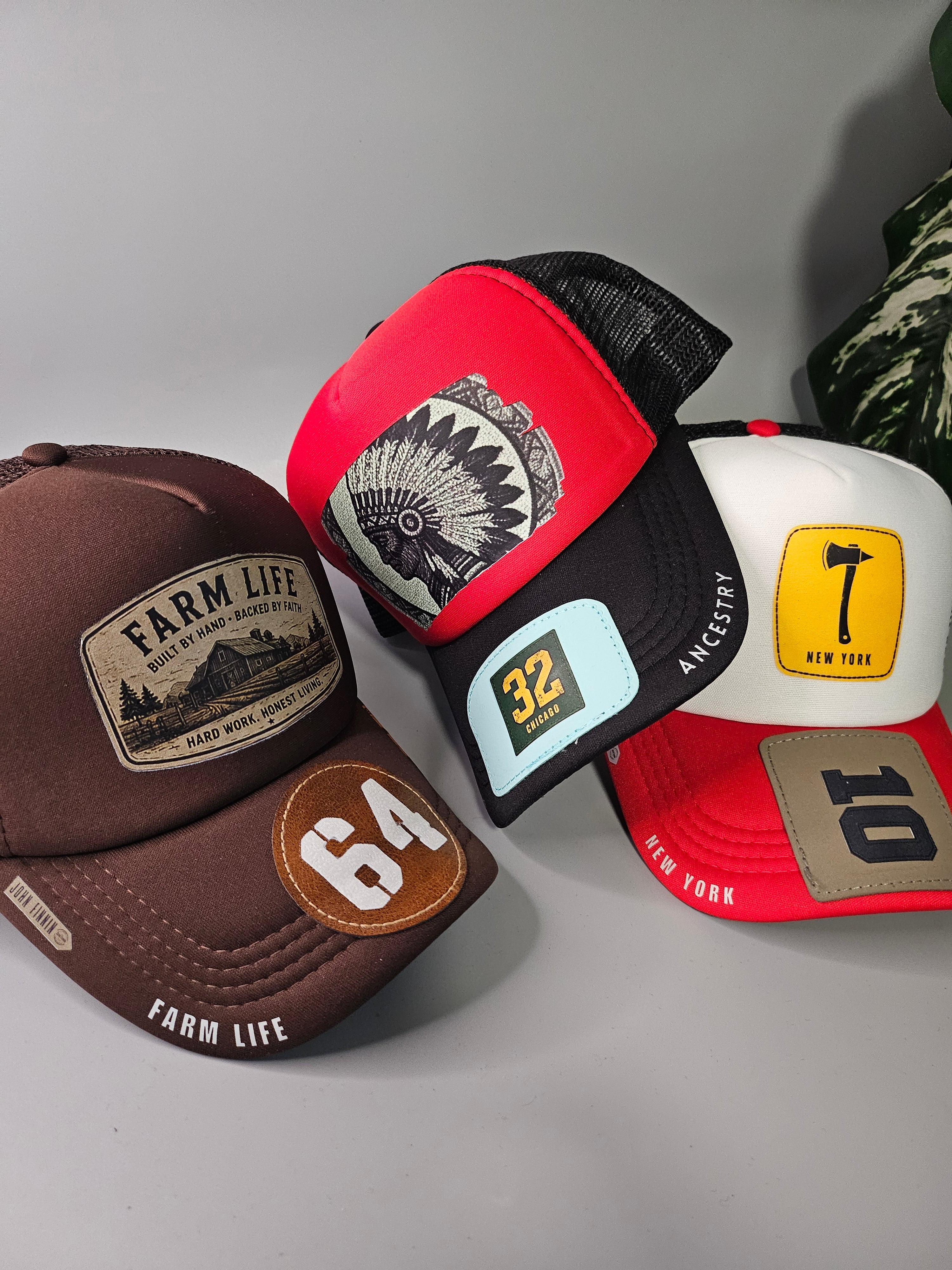 3x TRUCKER  'JOHN FINNIN TRUCKER