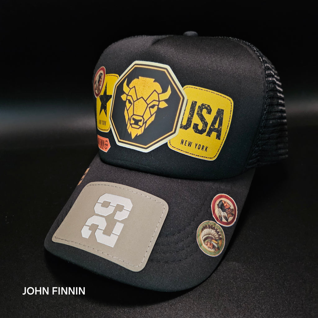John finnin trucker hat reinforced Hard Brim