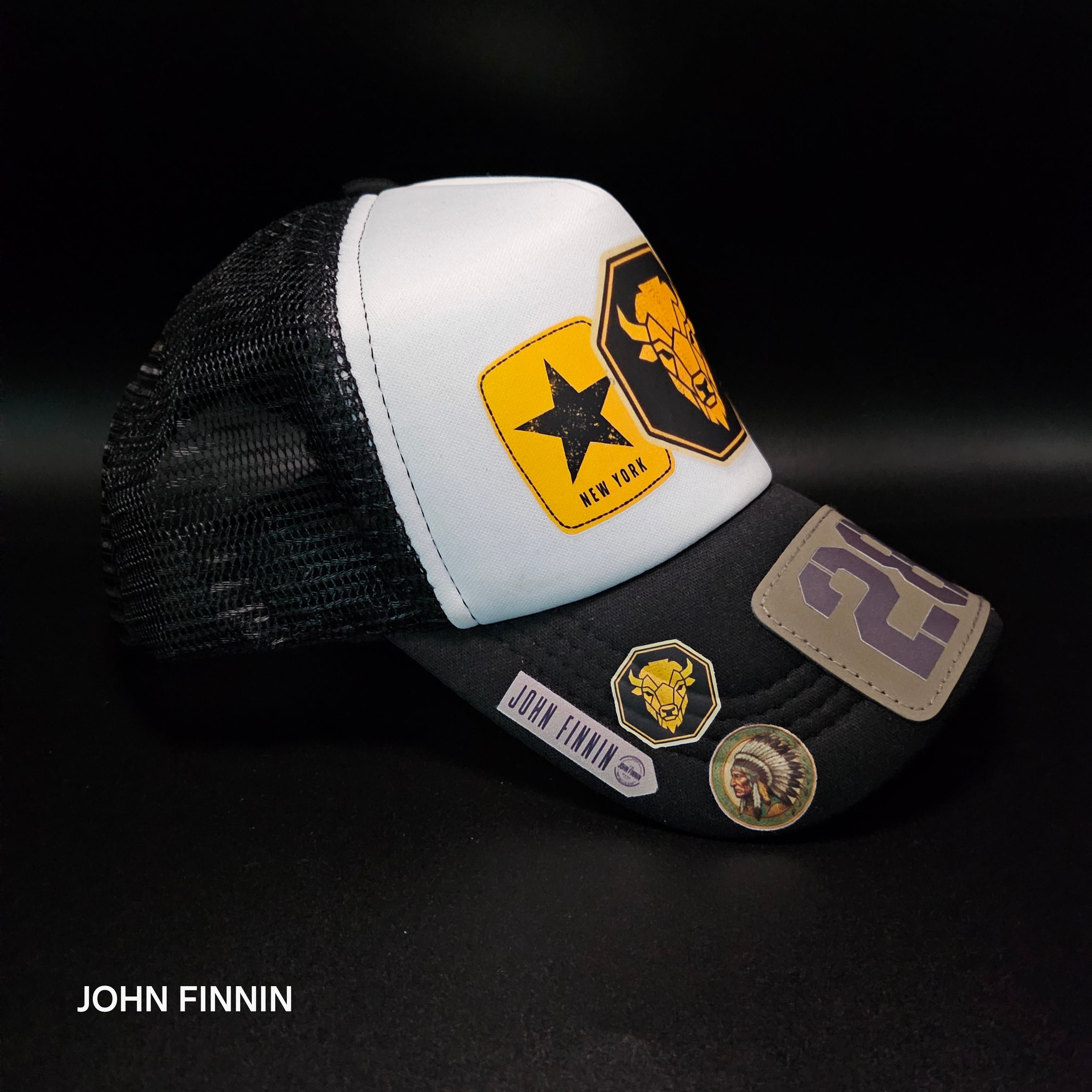 John finnin trucker hat reinforced Hard Brim