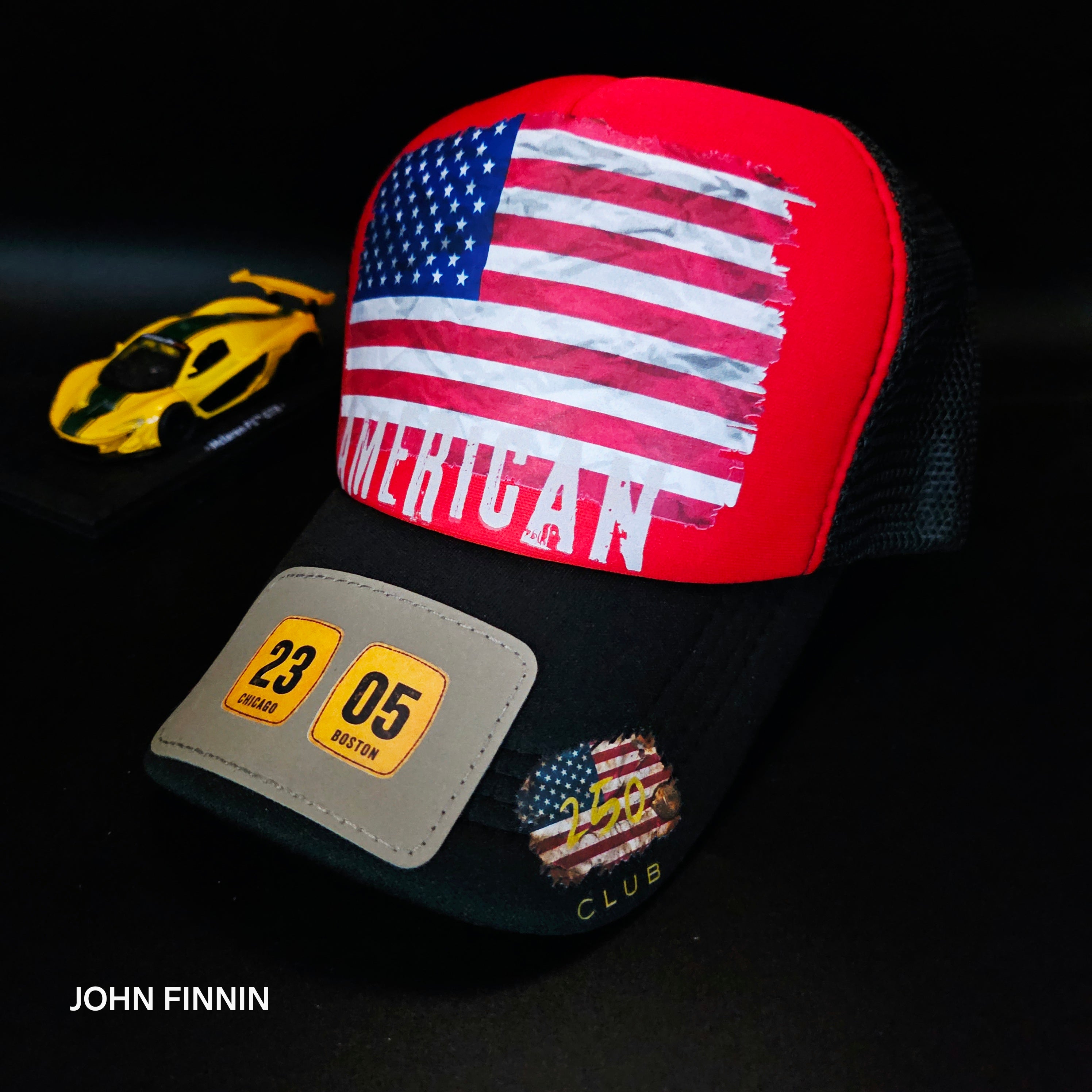 American 250th Anniversary' John finnin trucker
