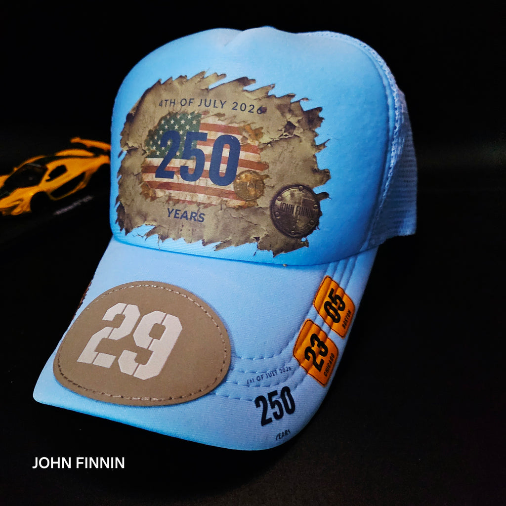 American 250th Anniversary' John finnin trucker