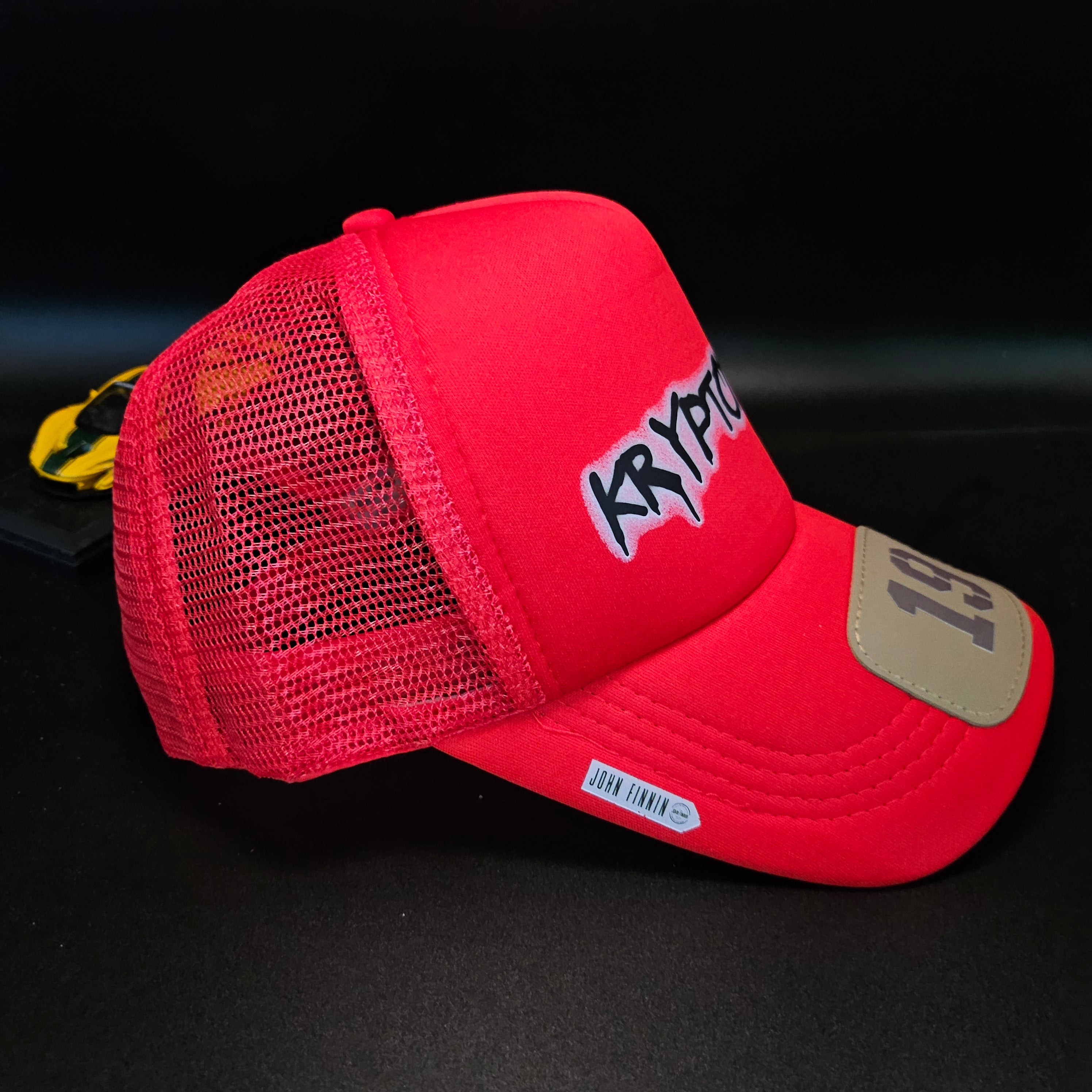 Kryptonite' John finnin trucker hat reinforced Hard Brim