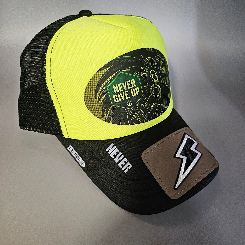 NEVER GIVE UP   'JOHN FINNIN TRUCKER