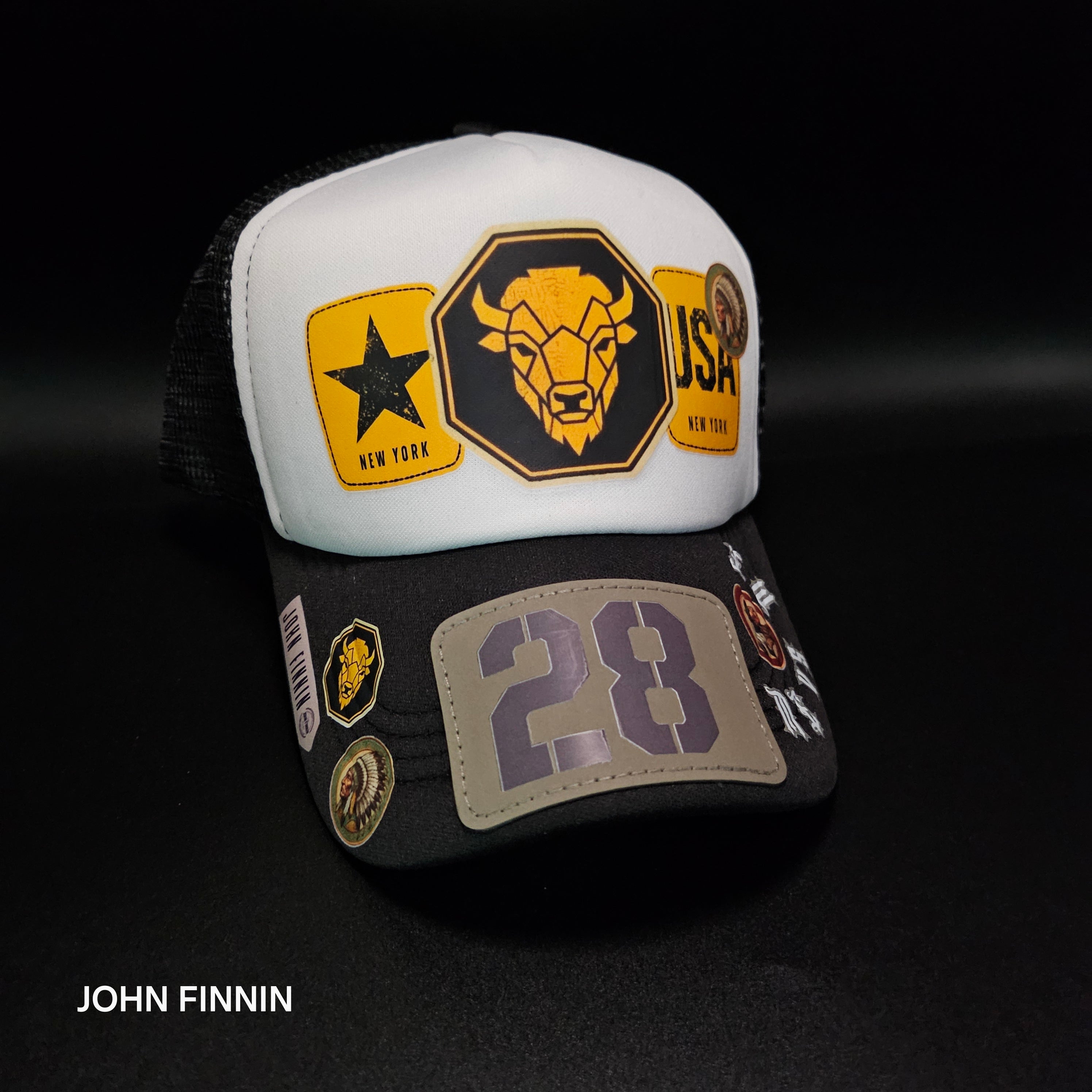 John finnin trucker hat reinforced Hard Brim