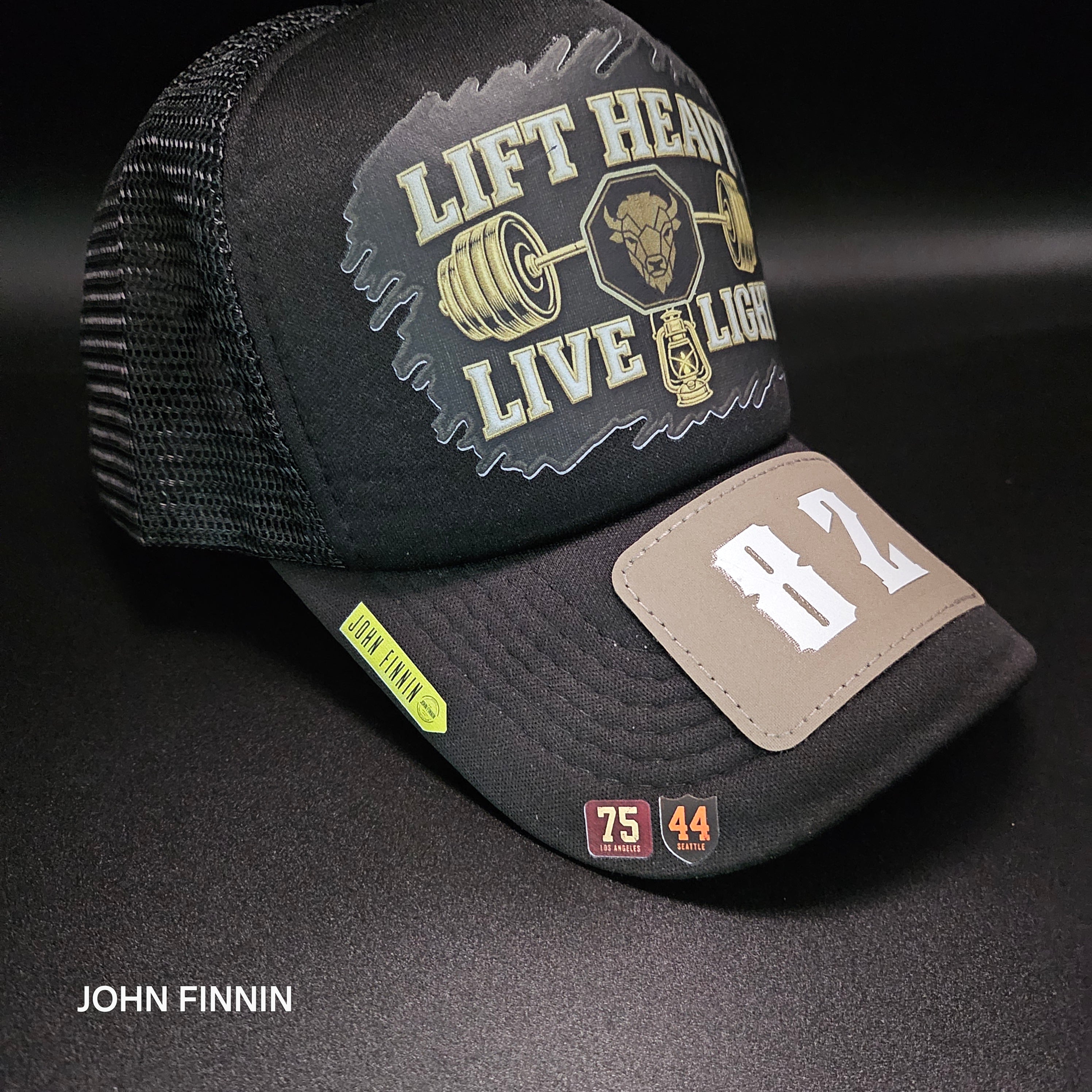John finnin trucker hat reinforced Hard Brim