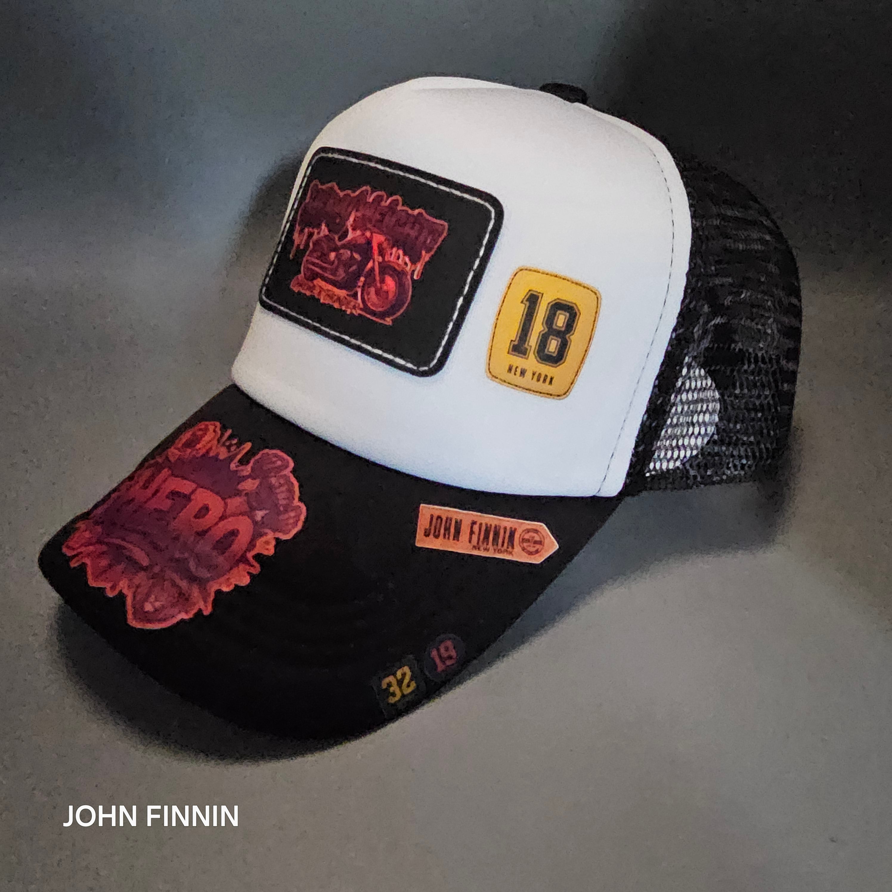 John finnin trucker hat reinforced Hard Brim