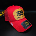 GB Royal' John finnin trucker hat reinforced Hard Brim