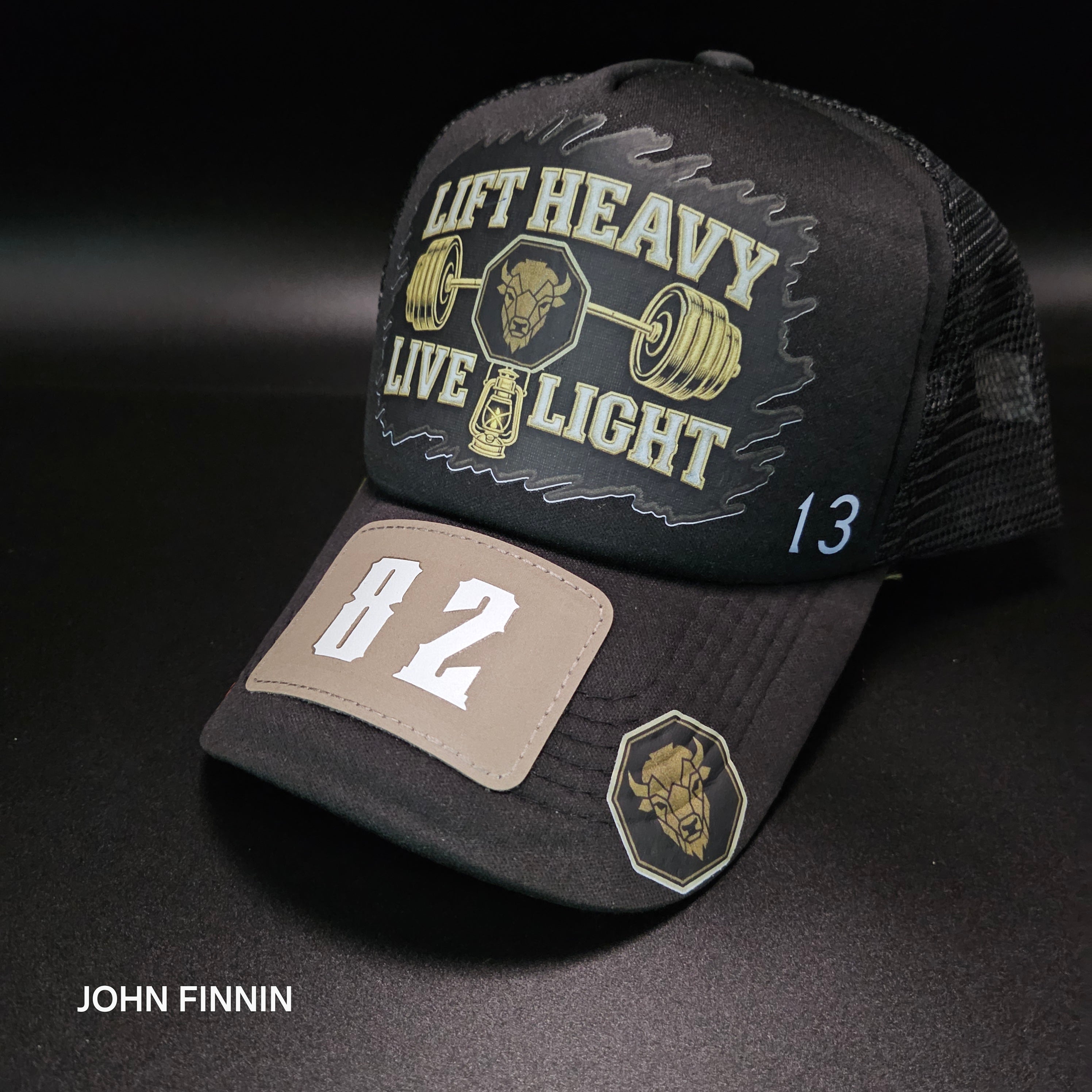 John finnin trucker hat reinforced Hard Brim