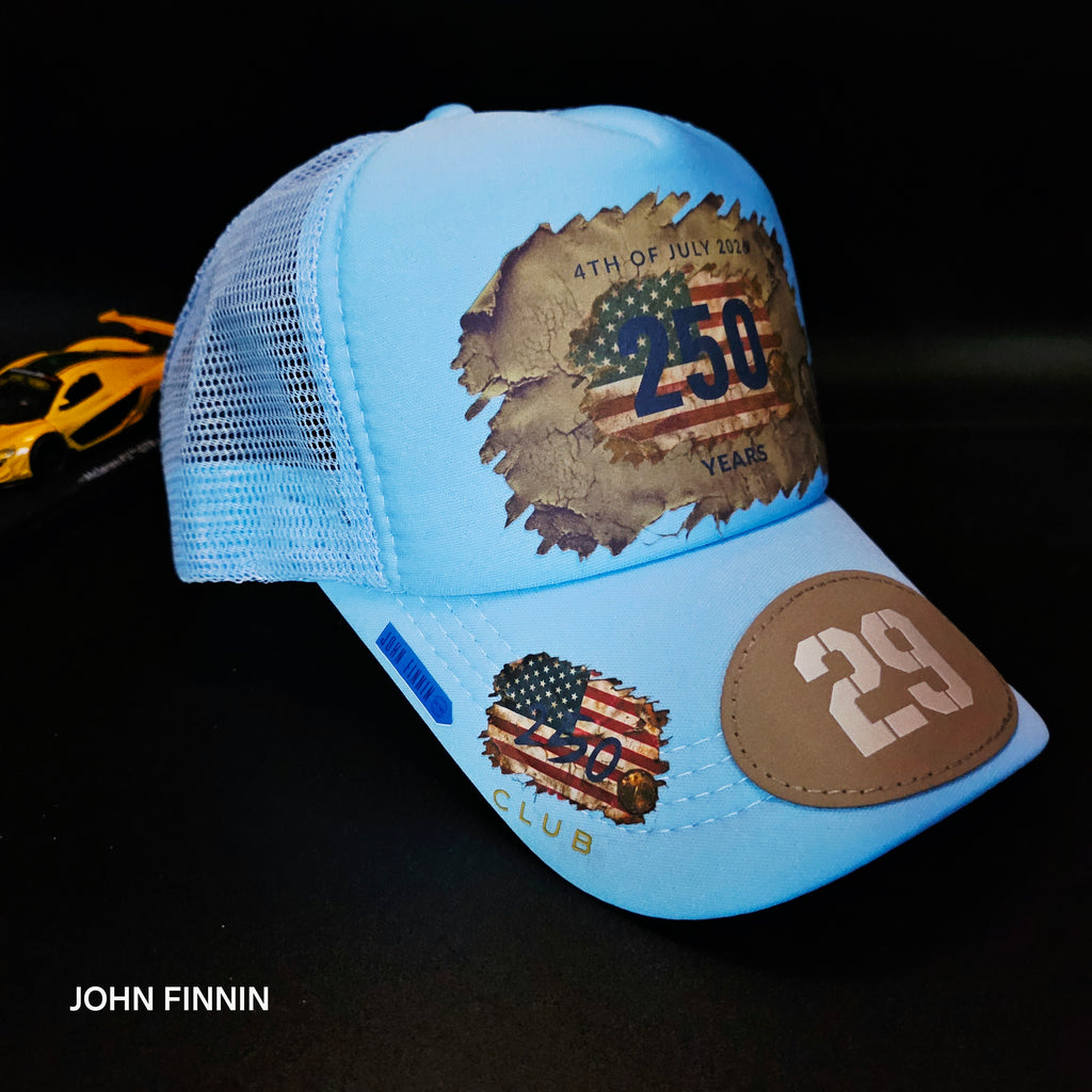 American 250th Anniversary' John finnin trucker