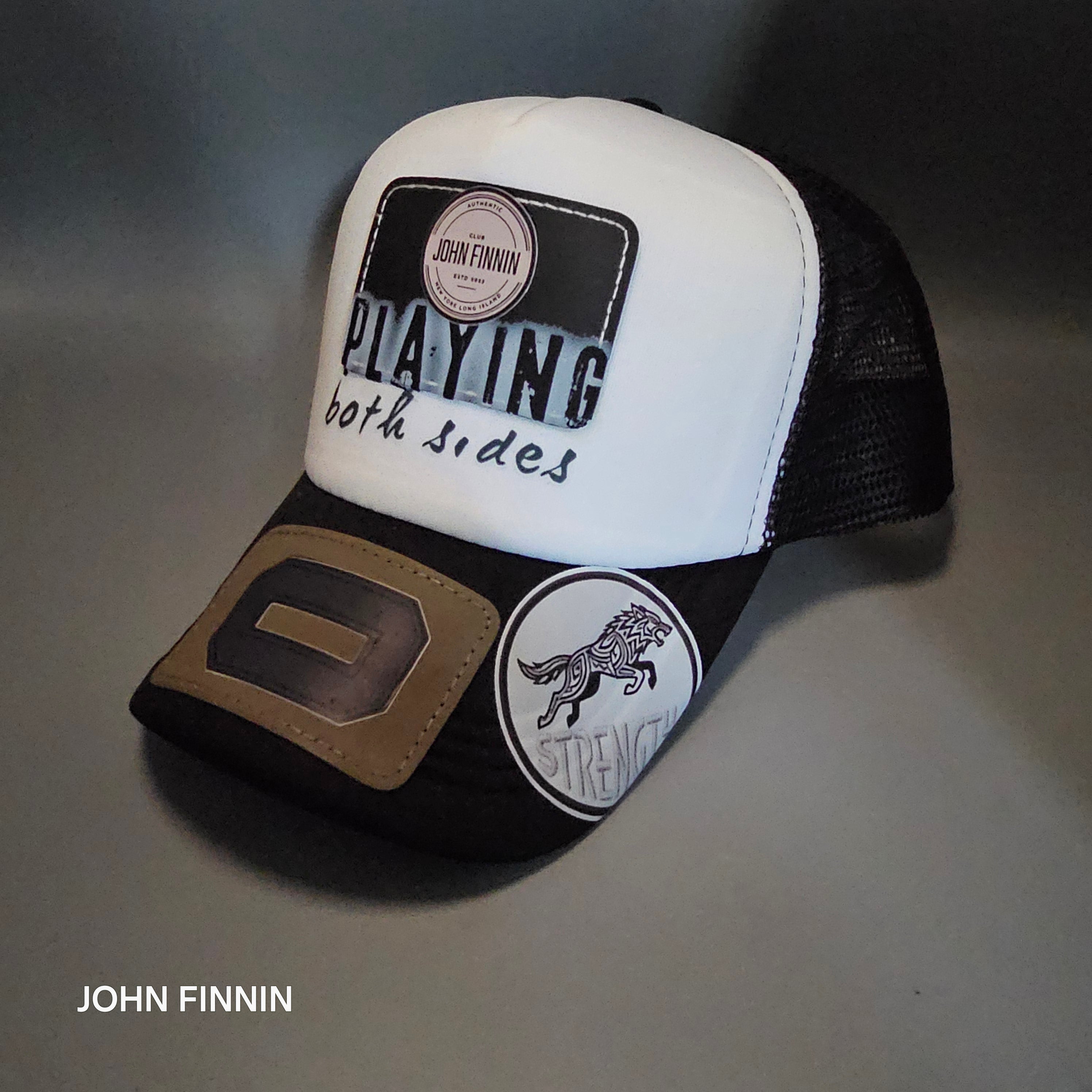 John finnin trucker hat reinforced Hard Brim
