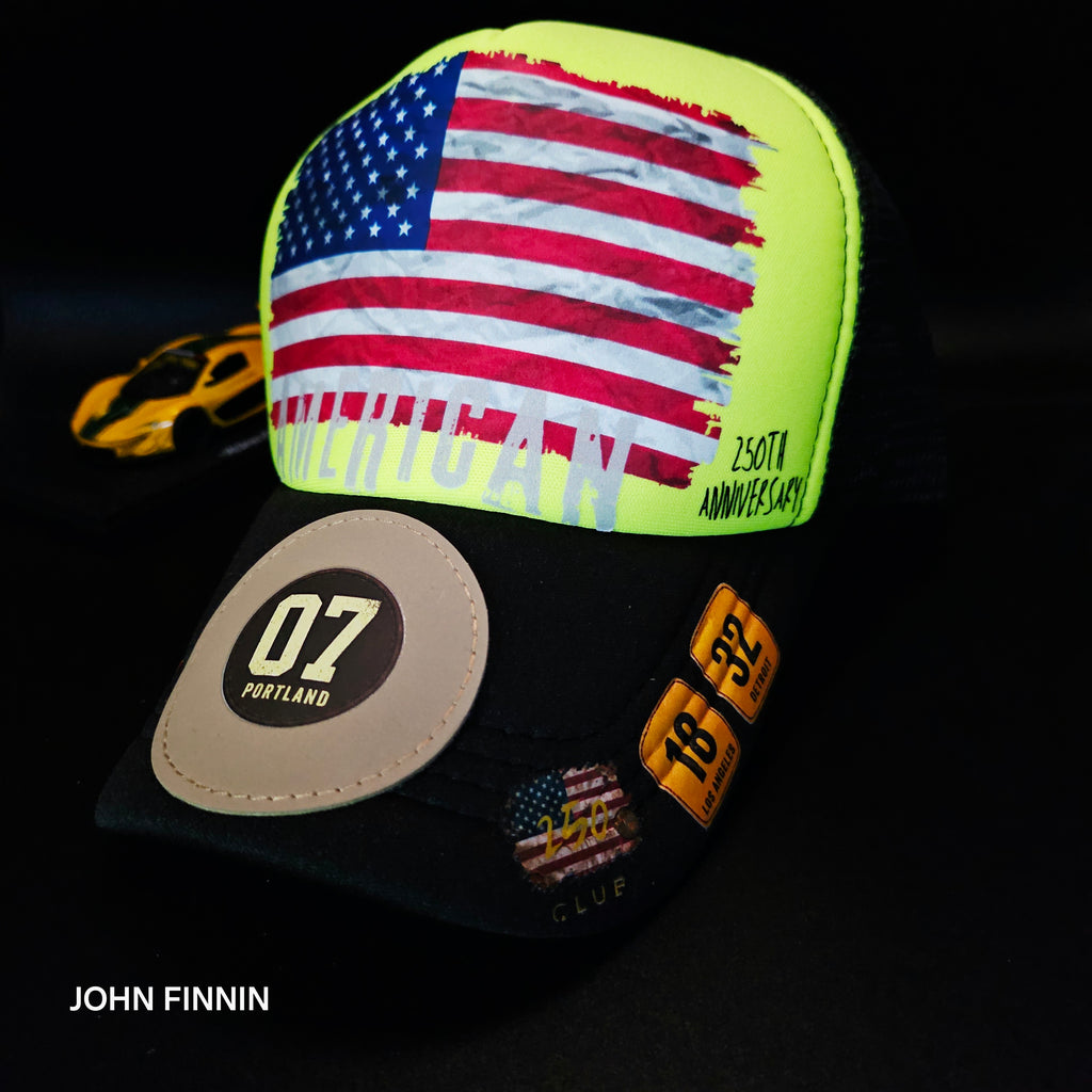 American 250th Anniversary' John finnin trucker