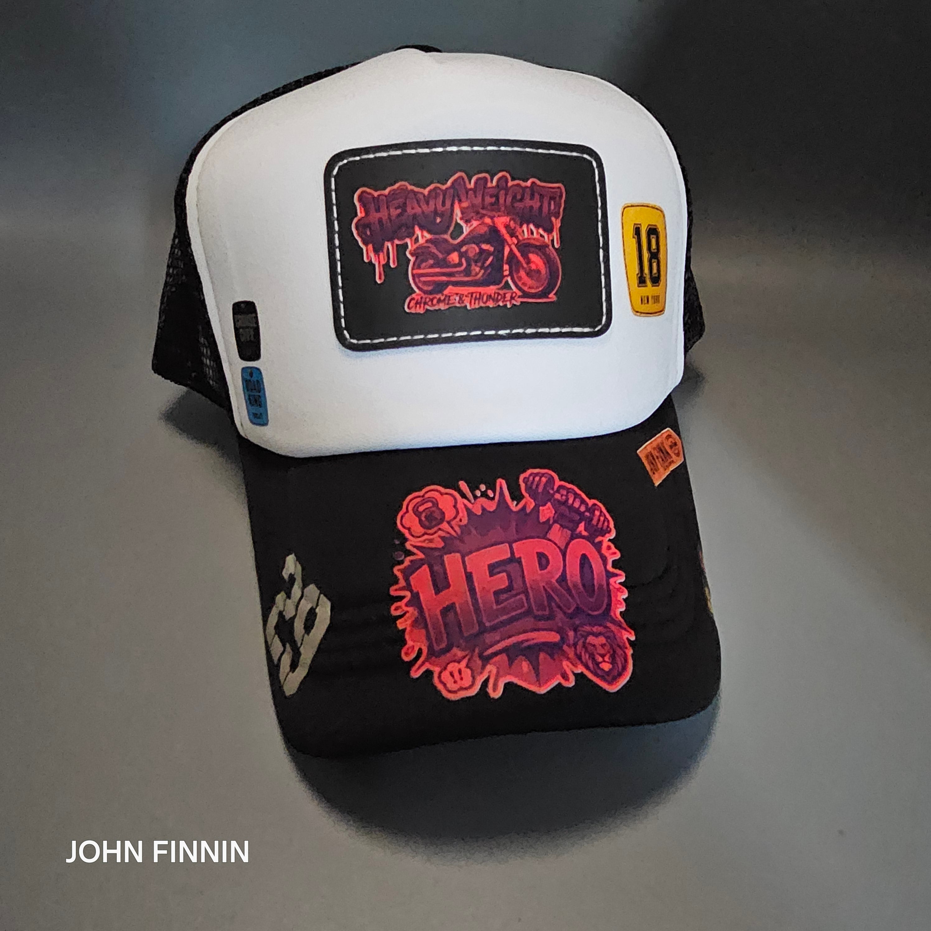 John finnin trucker hat reinforced Hard Brim
