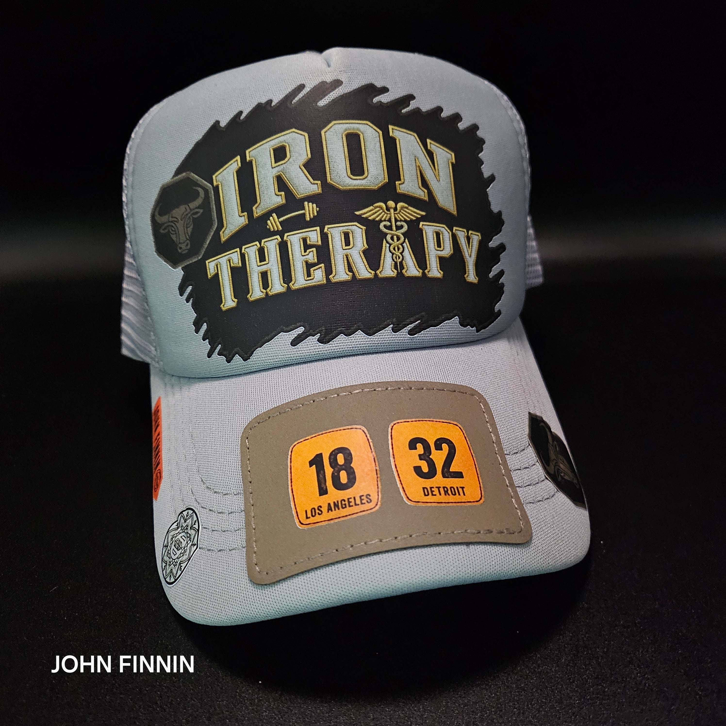 John finnin trucker hat reinforced Hard Brim