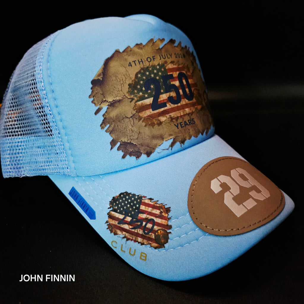 American 250th Anniversary' John finnin trucker